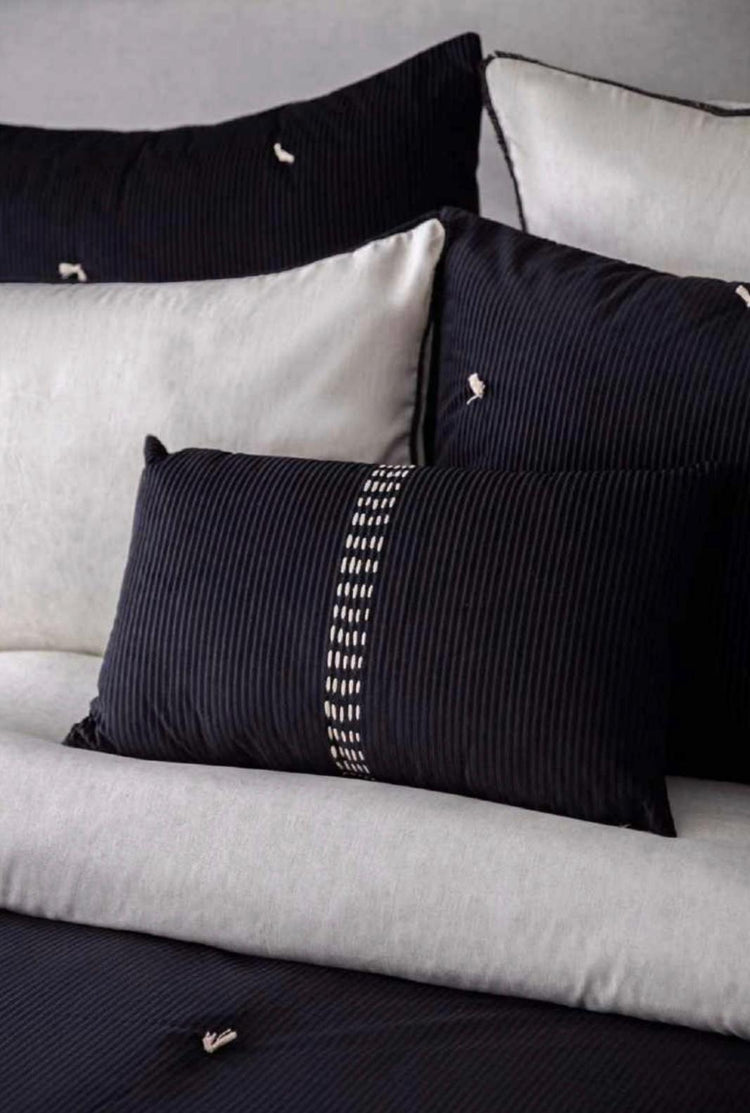 AP DOUBLE BED SPREAD SET ARISTO ANTHRACITE