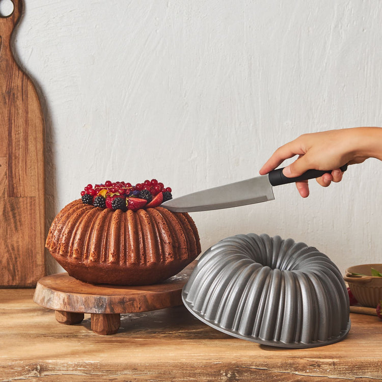 KARACA CAKE PRO SLICED CAST IRON CAKE MOLD, ANTHRACITE