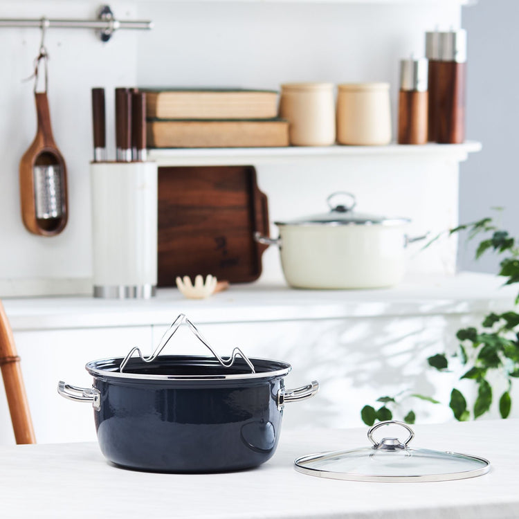 Karaca Mutfaksever Enamel Frying Pan Anthracite