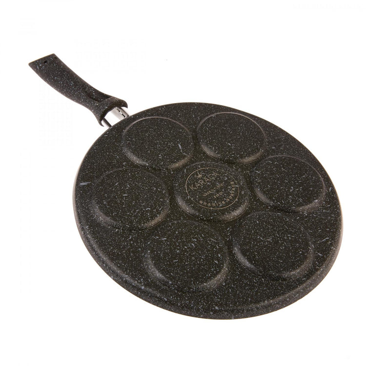 KARACA MUTFAKSEVER BIOGRANITE PANCAKE PAN, GRAY