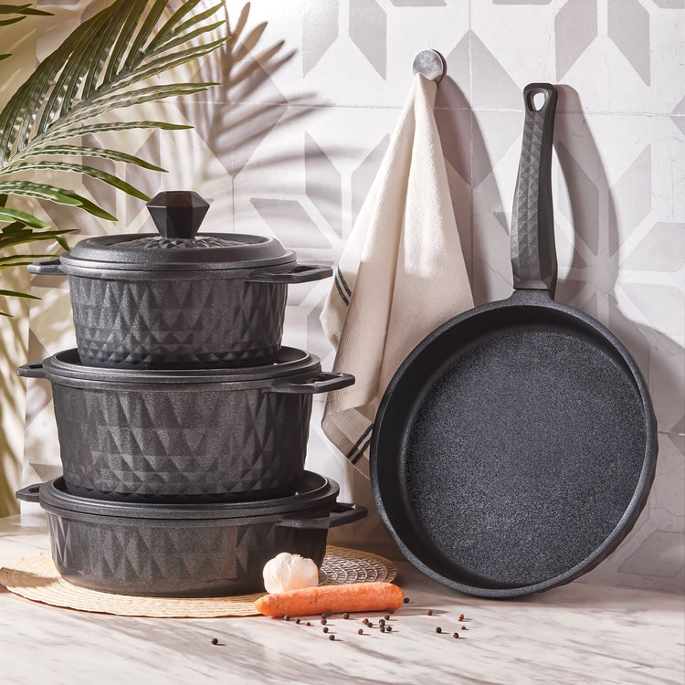 KARACA BIO DIAMOND CAST IRON 7-PIECE SET