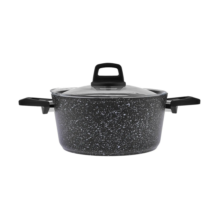 KARACA BIOGRANITE ELIZ 10-PIECE COOKWARE SET, BLACK