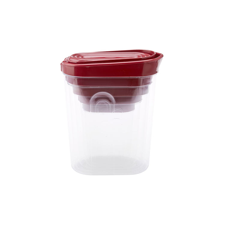 Karaca Slot Red 5-Piece Storage Container Set