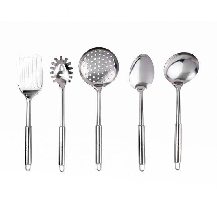 KARACA CHEF 5-PIECE SERVING SET, STAINLESS STEEL