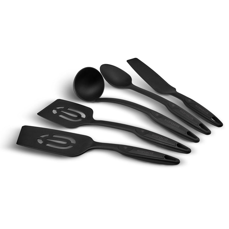KARACA MAESTRO 5-PIECE SERVING SET BLACK