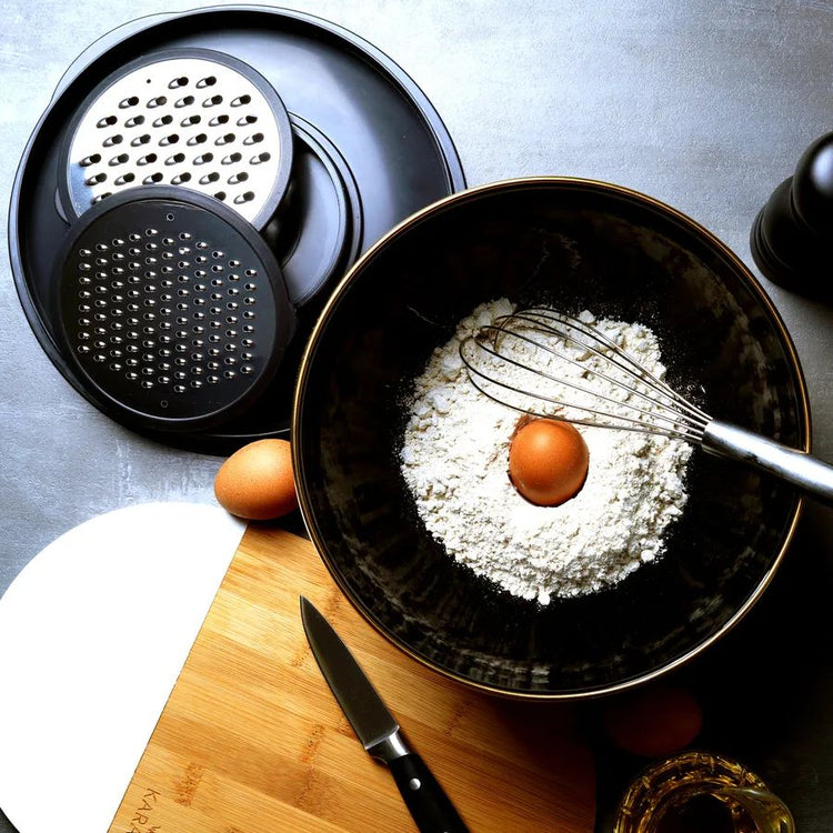 Karaca Troy Whisk Set with Grater Red