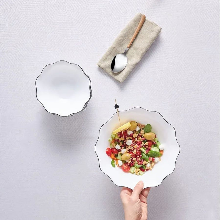 Karaca Lina 7-Piece Salad Serving Set