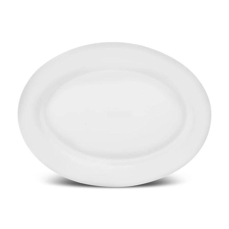 Karaca Milano Opal Glass Large Boat Plate 35 cm