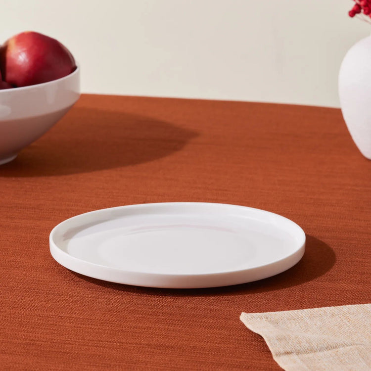 KARACA STREAM BASIC LINE DESSERT PLATE, WHITE 21 CM