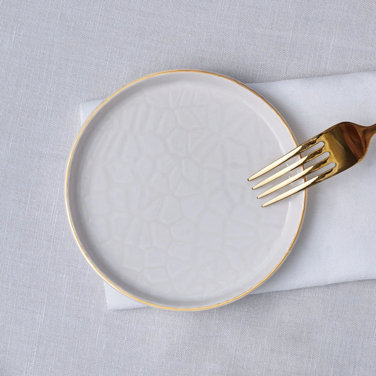KARACA CALVIN DESSERT PLATE, 13 CM, IVORY