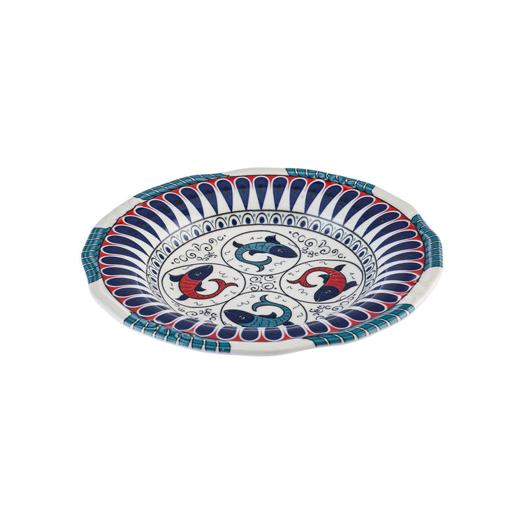 Karaca New Mai Selcuklu Series Fish Deep Plate 24 cm