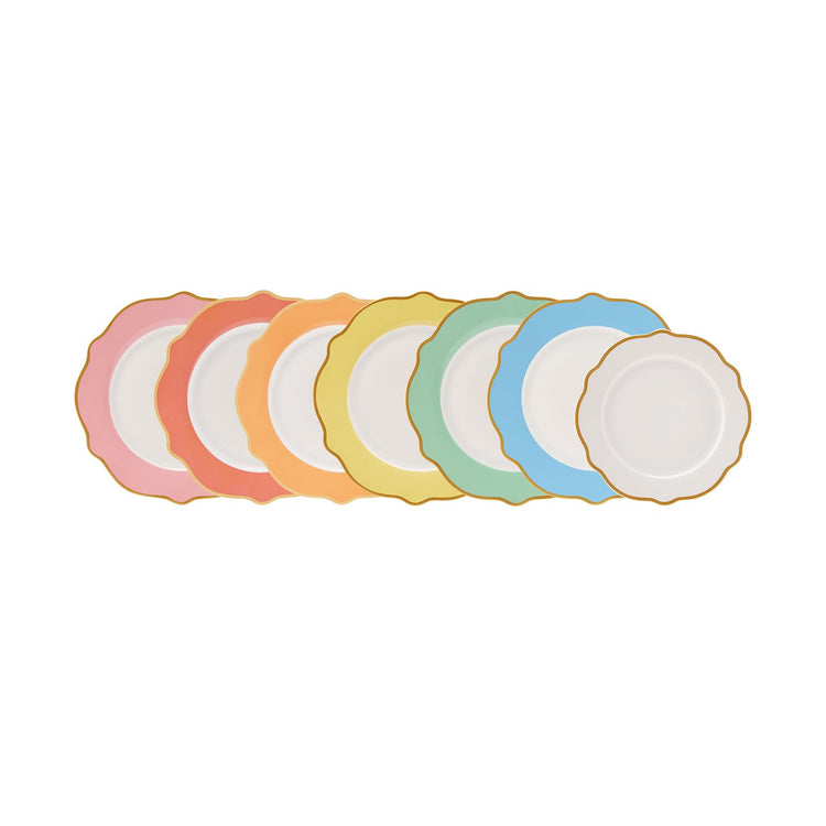 Karaca Rainbow 6 Person 12 Pieces, Multicolor