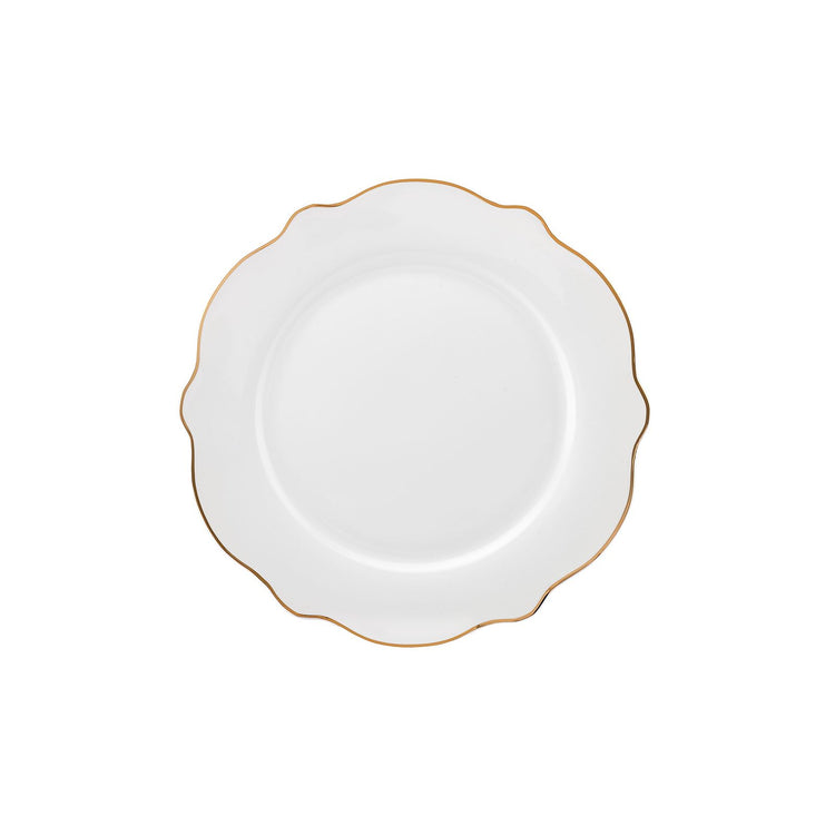 Karaca Daisy Wave Shape Large Bowl, Gold