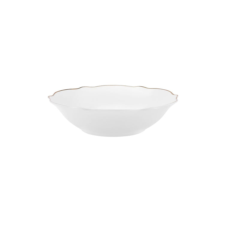 Karaca Daisy Wave Shape Large Bowl, Gold