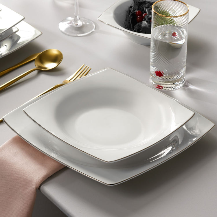 Karaca Blaine 24 Pieces 6 Person, Platinum