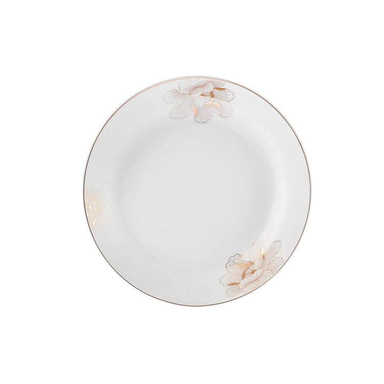 Karaca Camellia 24 Pieces 6 Person Dinnerware Set, Multicolor