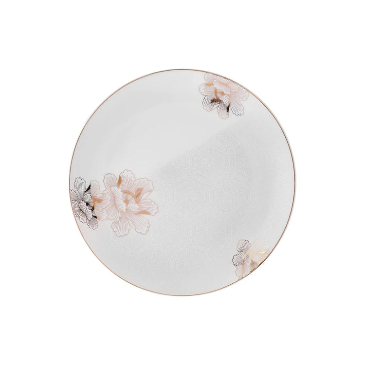 Karaca Camellia 24 Pieces 6 Person Dinnerware Set, Multicolor