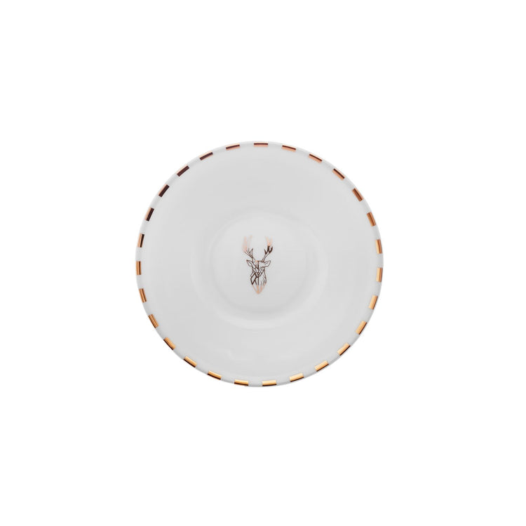 Karaca Aries 24 Pieces 6 Person Dinnerware Set, White