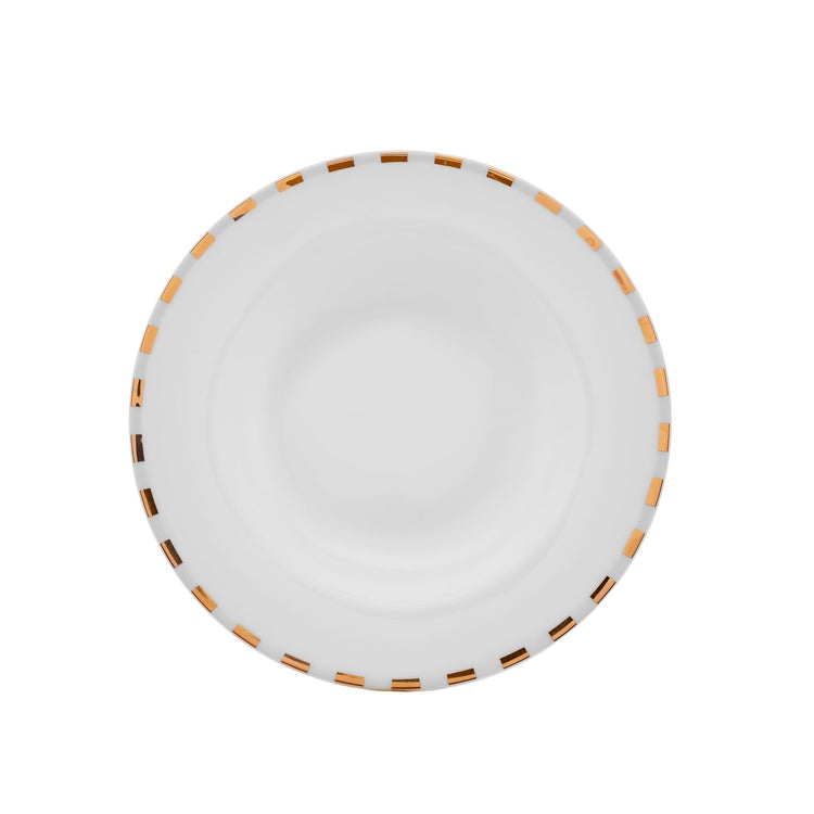 Karaca Aries 24 Pieces 6 Person Dinnerware Set, White