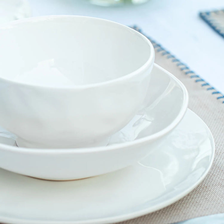 Karaca Refika's Pure White 24 Pieces Dinnerware Set