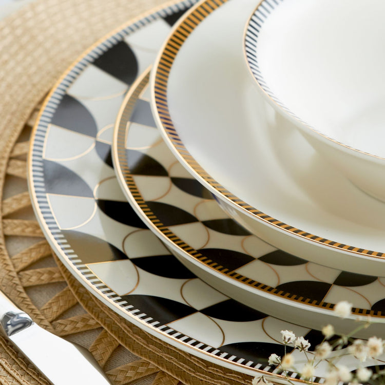 Karaca Phoenix 24 Pieces 6 Person Dinnerware Set