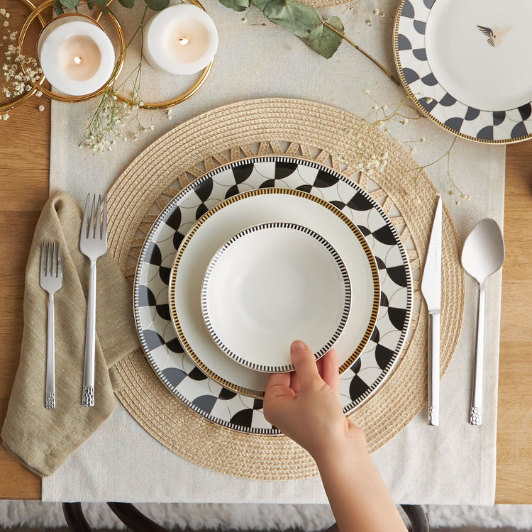 Karaca Phoenix 24 Pieces 6 Person Dinnerware Set