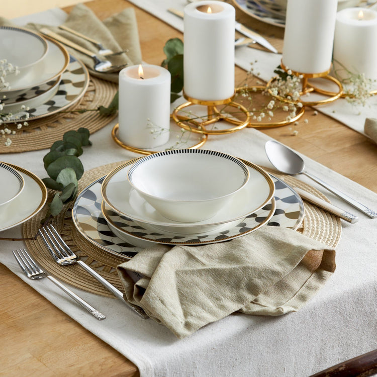 Karaca Phoenix 24 Pieces 6 Person Dinnerware Set