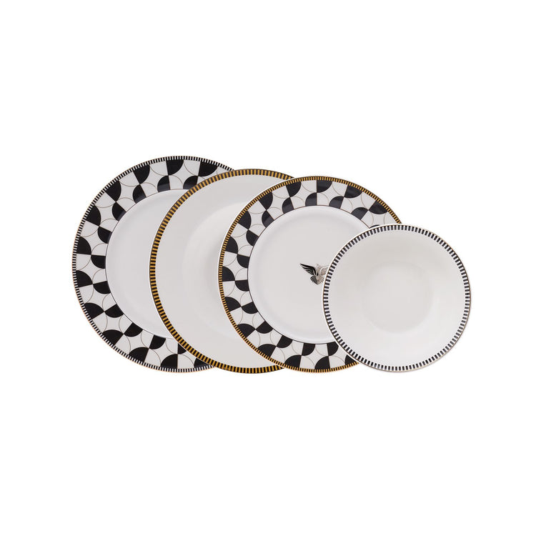 Karaca Phoenix 24 Pieces 6 Person Dinnerware Set