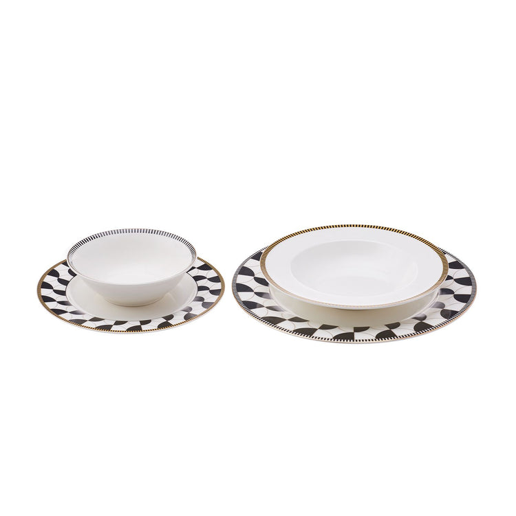 Karaca Phoenix 24 Pieces 6 Person Dinnerware Set