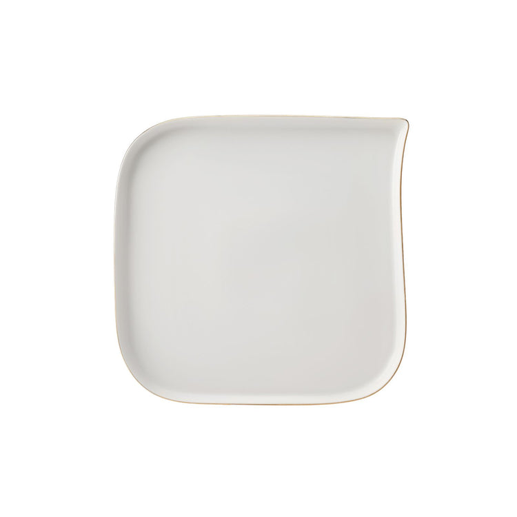 Karaca Streamline Slope 29 Pieces 6 Person Dinnerware Set, Gold