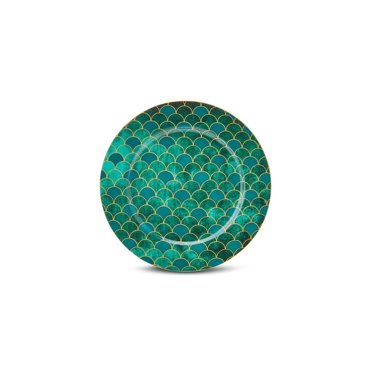 Karaca Zümrüt 24 Pieces 6 Person Dinnerware Set, Green