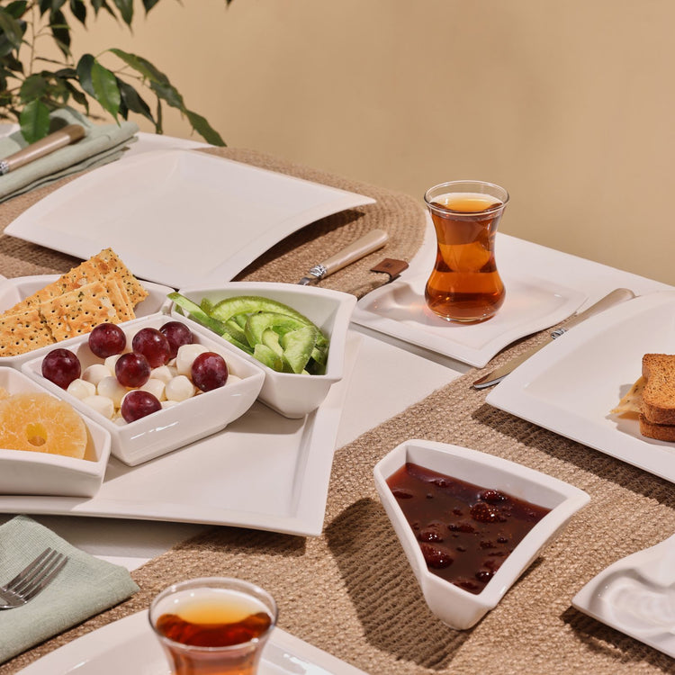 KARACA JANNA 24 PIECES BREAKFAST SET WHITE