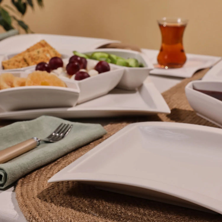 KARACA JANNA 24 PIECES BREAKFAST SET WHITE