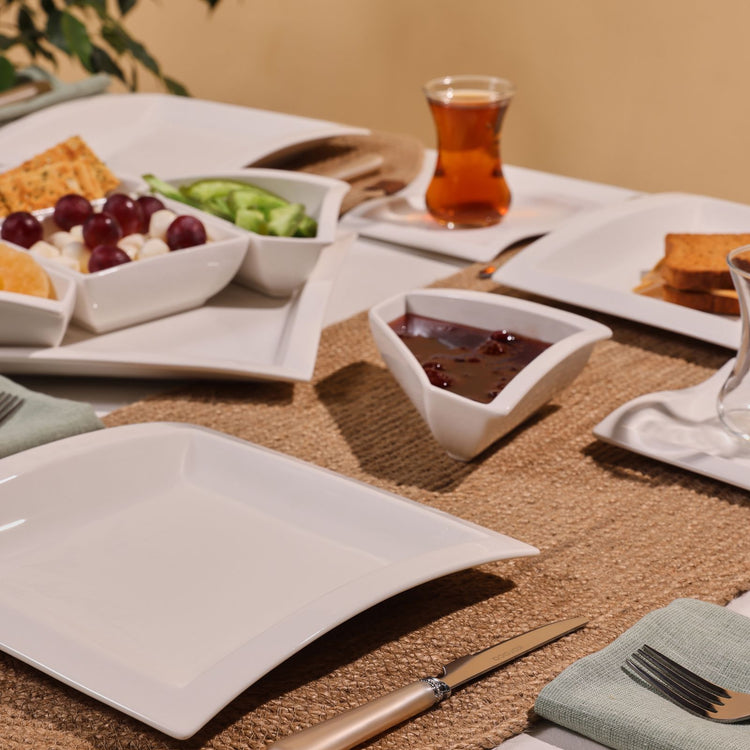 KARACA JANNA 24 PIECES BREAKFAST SET WHITE