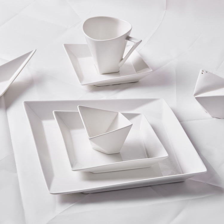 KARACA ORIGAMI 26-PIECE BREAKFAST SET, WHITE