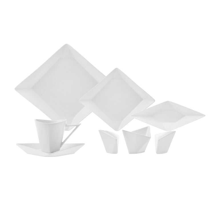 KARACA ORIGAMI 26-PIECE BREAKFAST SET, WHITE