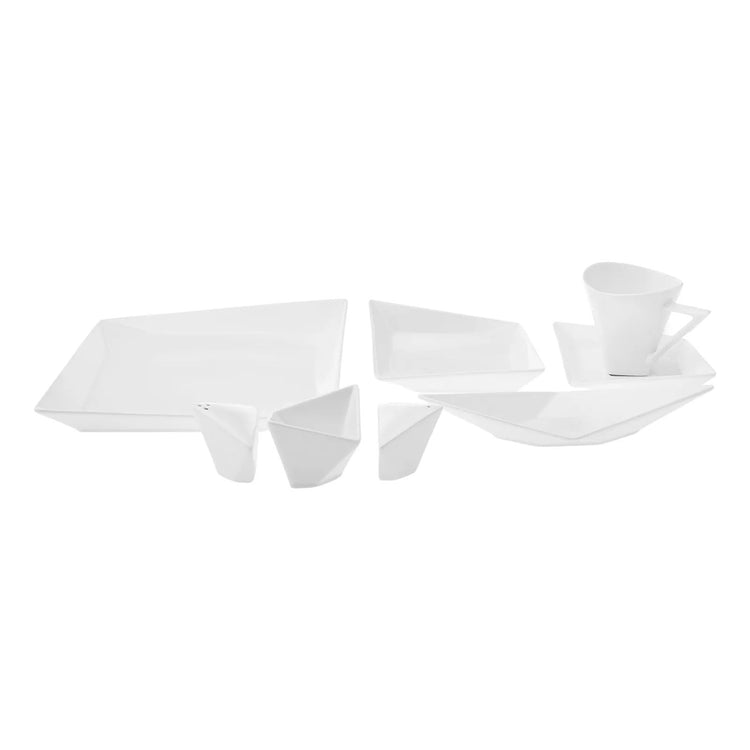 KARACA ORIGAMI 26-PIECE BREAKFAST SET, WHITE