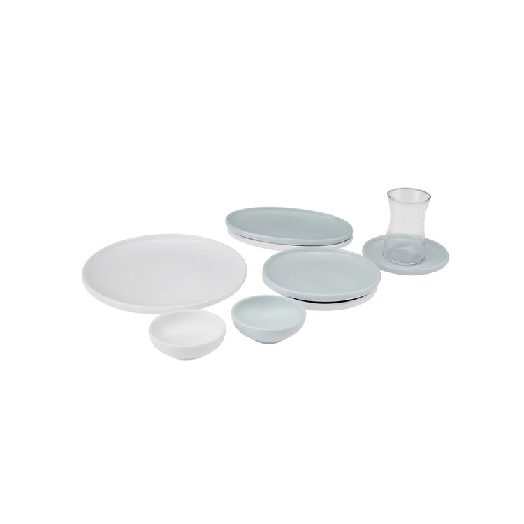 KARACA CORDELIA 26-PIECE BREAKFAST SET, MINT