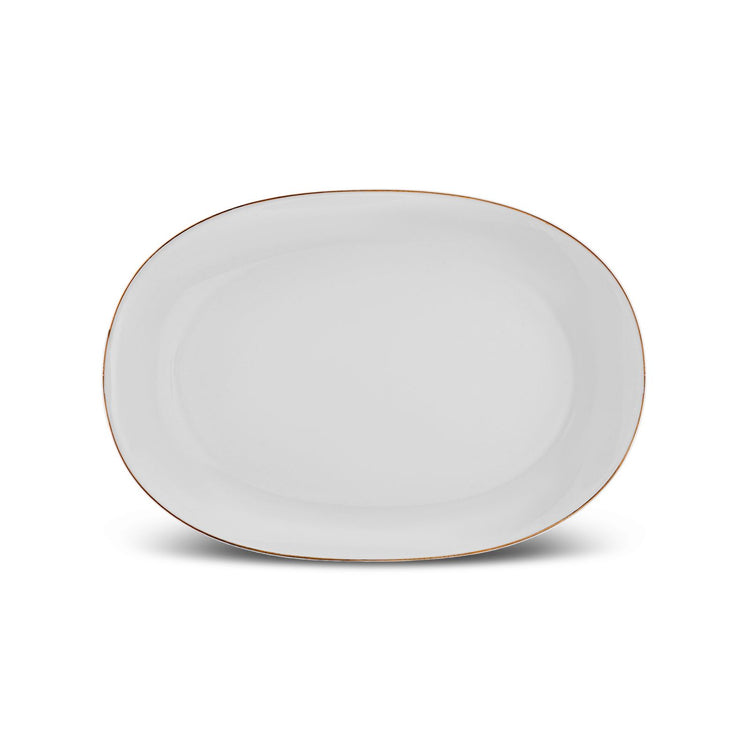 KARACA STREAMLINE MIDDLE 34-PIECE DINNER SET, GOLD