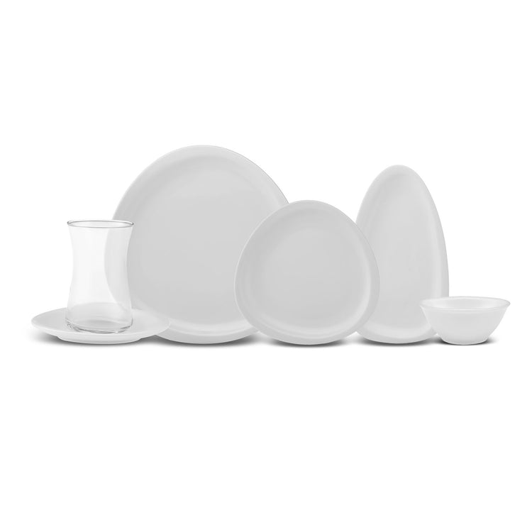 KARACA COSIMA 26-PIECE BREAKFAST SET, WHITE