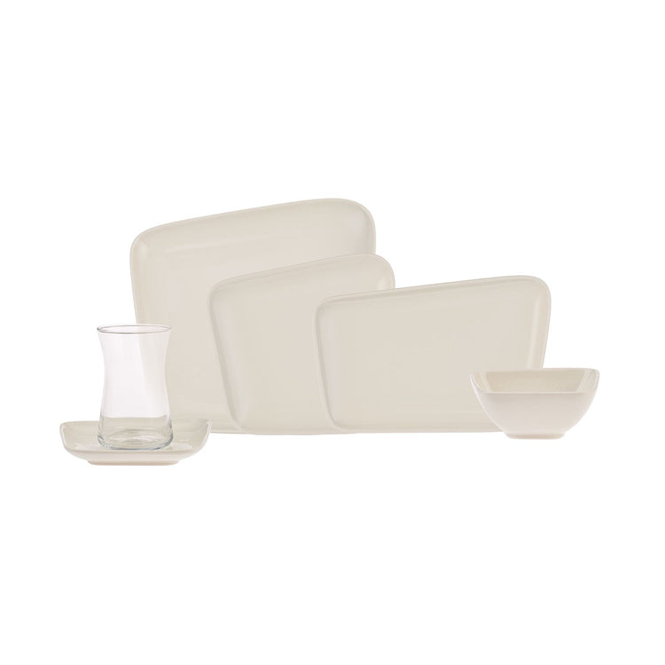 KARACA NAOMI 26-PIECE BREAKFAST SET, WHITE