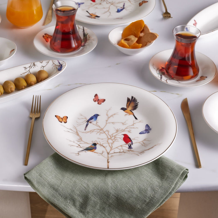 KARACA FINE PEARL NEW GRACE 26-PIECE DINNER SET, WHITE