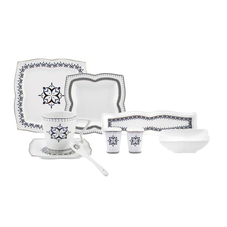 KARACA NEW BLAU 32-PIECE BREAKFAST SET, MULTICOLOR