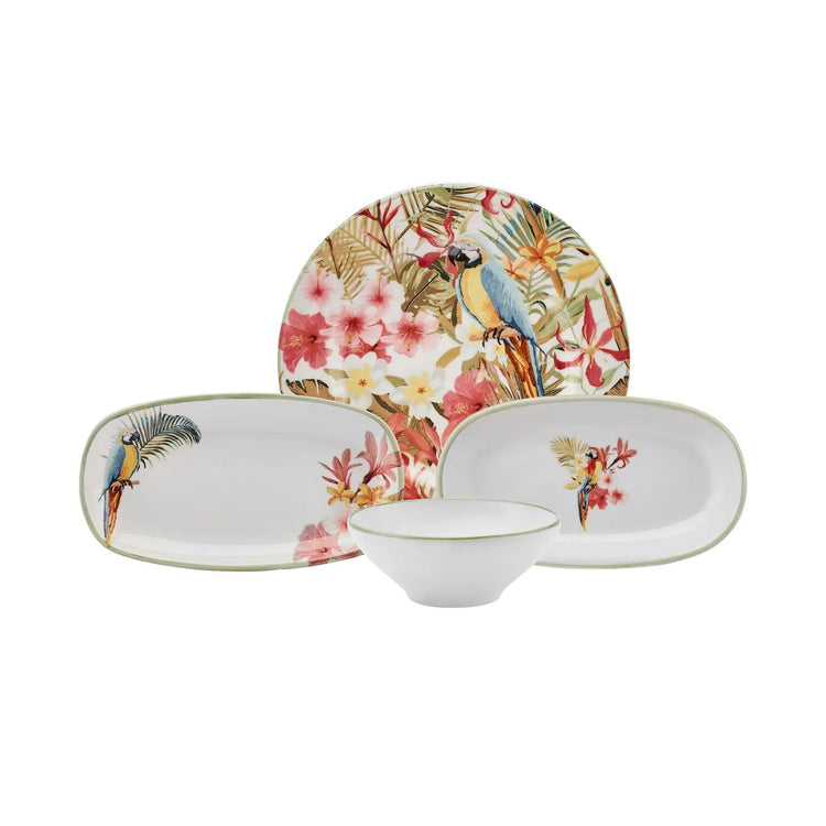 KARACA LORO 16-PIECE BREAKFAST SET, MULTICOLOR