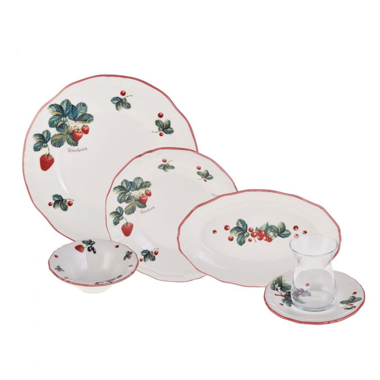 KARACA VERY BERRY 26 PIECE BREAKFAST SET, MULTICOLOR
