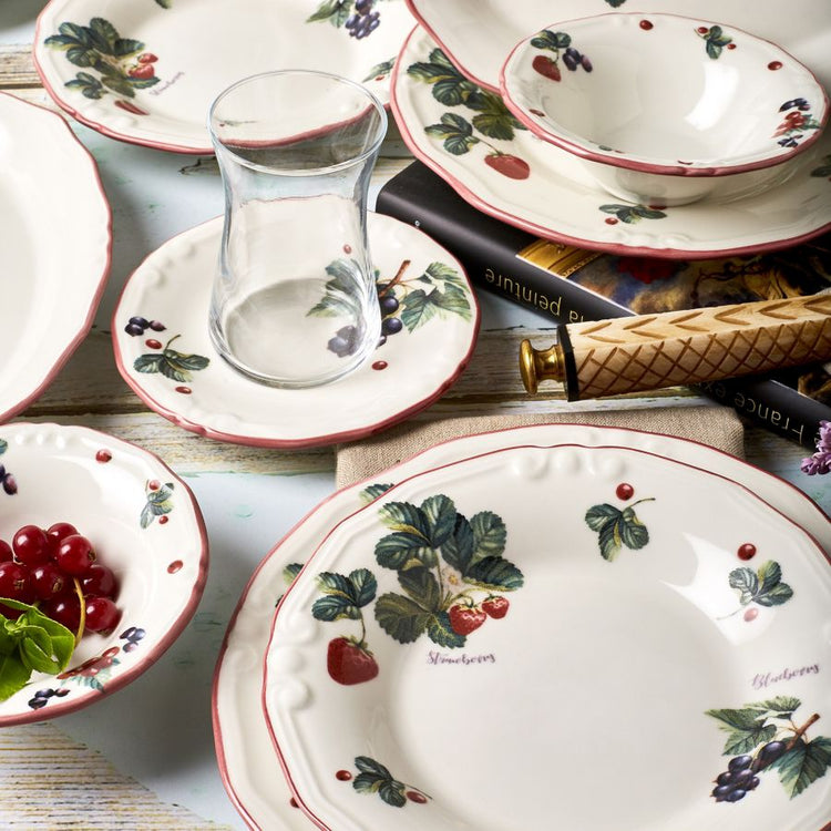 KARACA VERY BERRY 26 PIECE BREAKFAST SET, MULTICOLOR