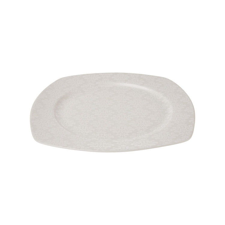 KARACA DEREN NEW BONE 57-PIECE 12 PERSON DINNER SET, WHITE