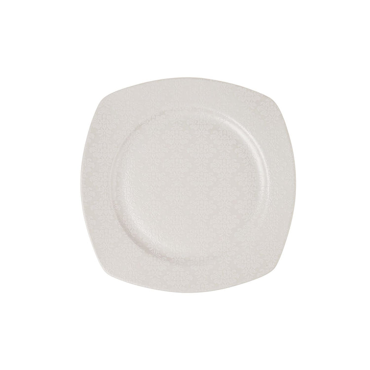 KARACA DEREN NEW BONE 57-PIECE 12 PERSON DINNER SET, WHITE