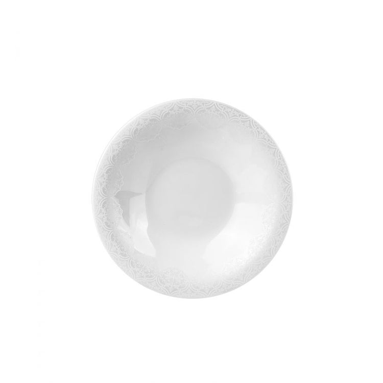 KARACA FINE PEARL ETERNAL 58-PIECE DINNER SET, WHITE
