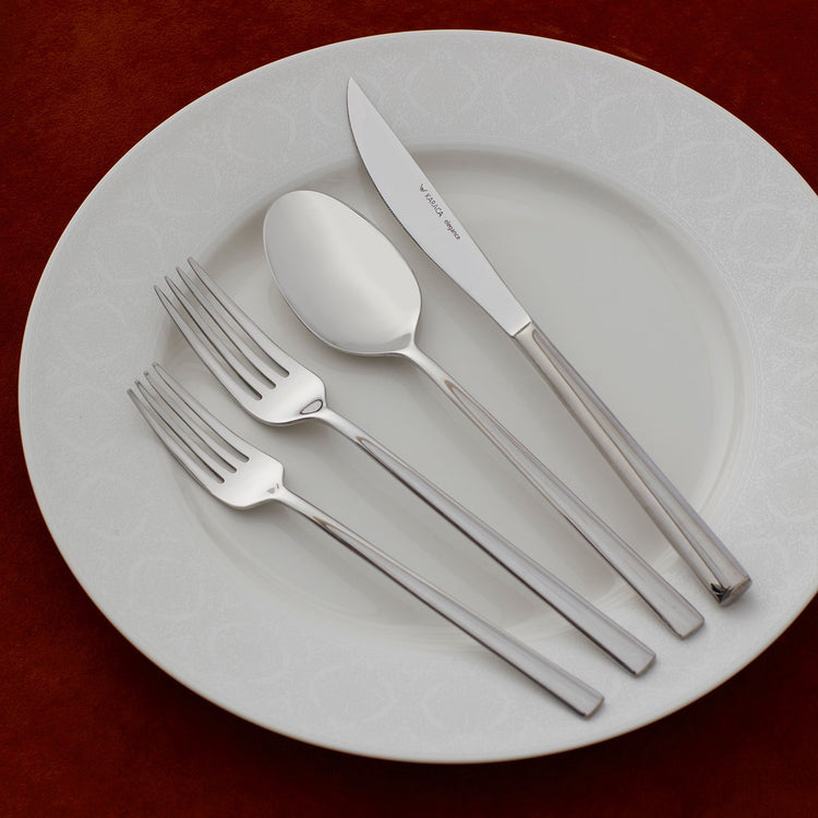 KARACA MILAS 24-PIECE CUTLERY SET, PLATINUM
